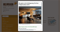 Desktop Screenshot of erb-parkett.de