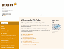 Tablet Screenshot of erb-parkett.de